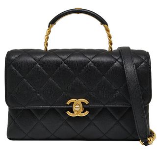 シャネル(CHANEL)のシャネル トップハンドル チェーンショルダーバッグ AS4008 A+♪(ショルダーバッグ)