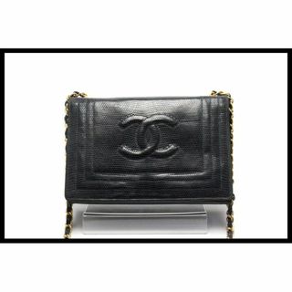 CHANEL - シャネル ココマーク リザード チェーンショルダーバッグ■04ta0422845