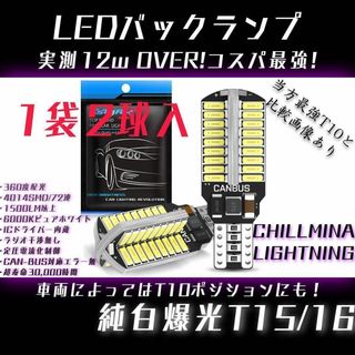 T15 T16 バックランプ LEDバックランプ テール ウインカー ホワイト(その他)