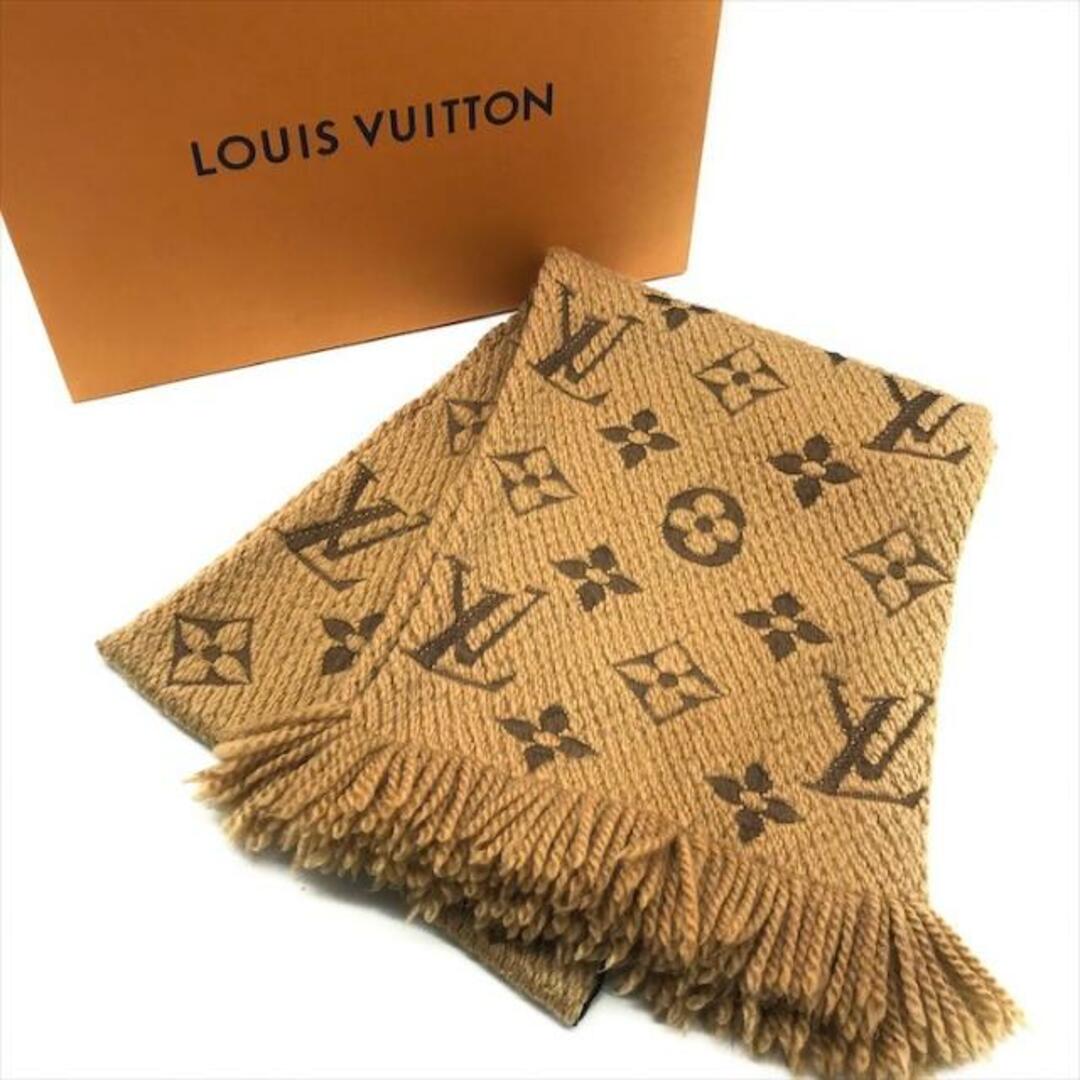 LOUIS VUITTON(ルイヴィトン)の展示品 LOUISVUITTON ルイヴィトン エシャルプ ロゴマニア マフラー 希少カラー ベージュ系 a1653 レディースのファッション小物(マフラー/ショール)の商品写真