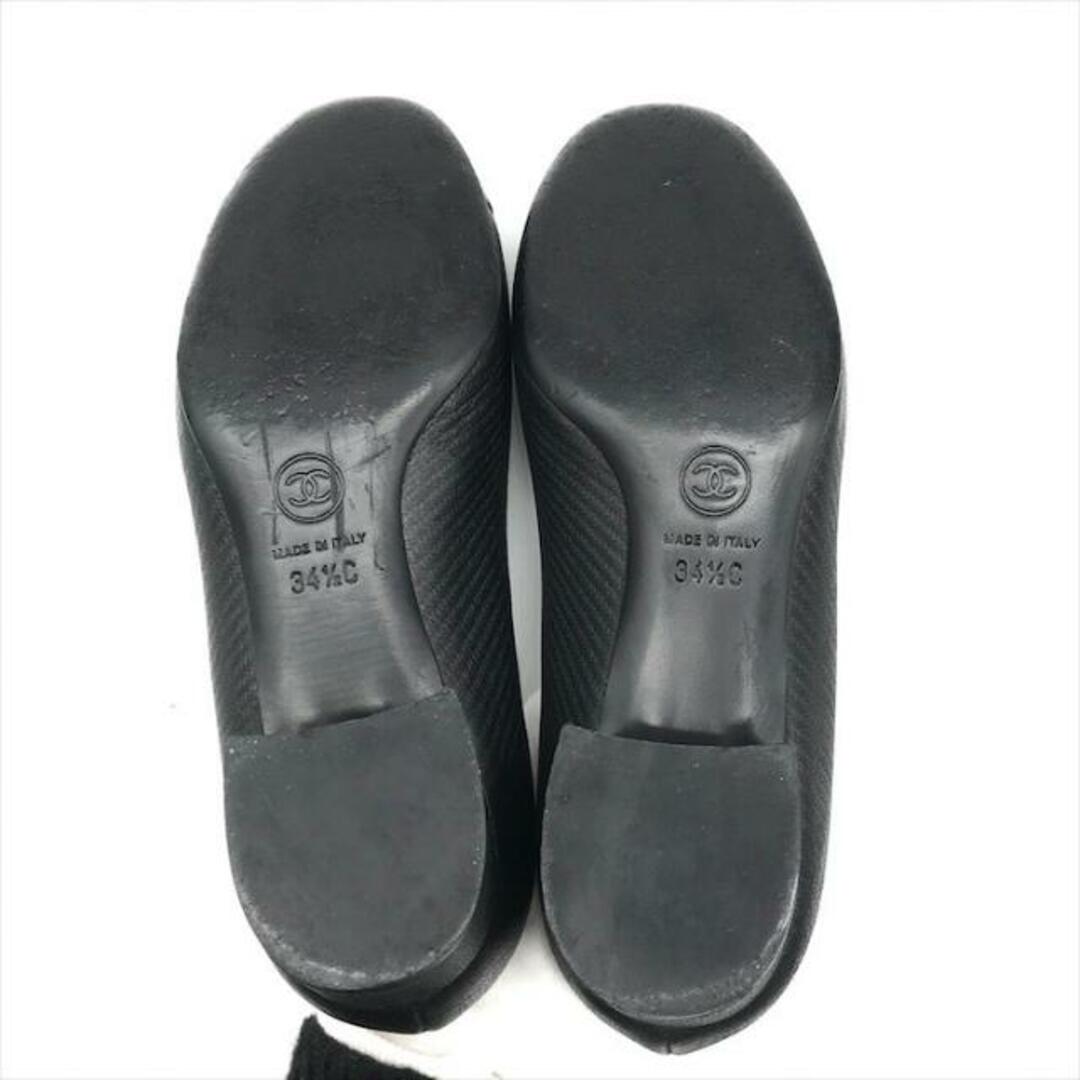 CHANEL(シャネル)の良品 CHANEL シャネル パンプス ココマーク ブラック レディース 34 1/2 靴 k1648 レディースの靴/シューズ(ハイヒール/パンプス)の商品写真