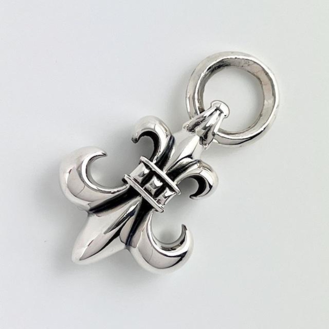 フレア ユリ ペーパーチェーン ネックレス シルバー アクセ フレア ユリ ペーパーチェーン ネックレス シルバー アクセ