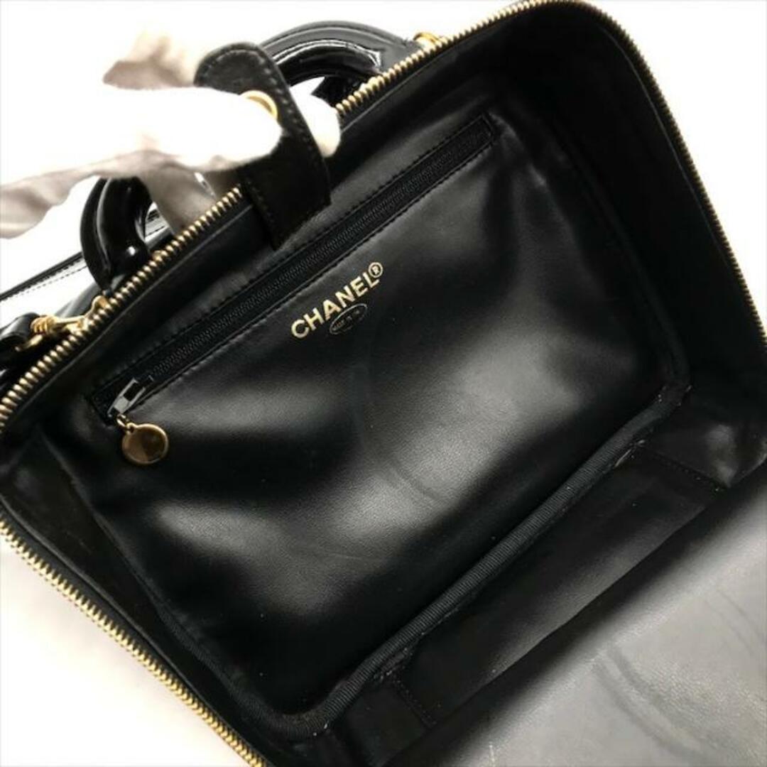 CHANEL(シャネル)のCHANEL シャネル パテント ココマーク 2WAY バニティ ハンド ショルダー バッグ ブラック m12501 レディースのバッグ(ショルダーバッグ)の商品写真