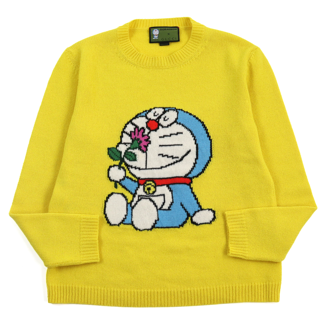 GUCCI - 極美品○GUCCI グッチ ドラえもん 655654 XKBVZ ウール GUCCI - 極美品○GUCCI グッチ ドラえもん 655654 XKBVZ ウール