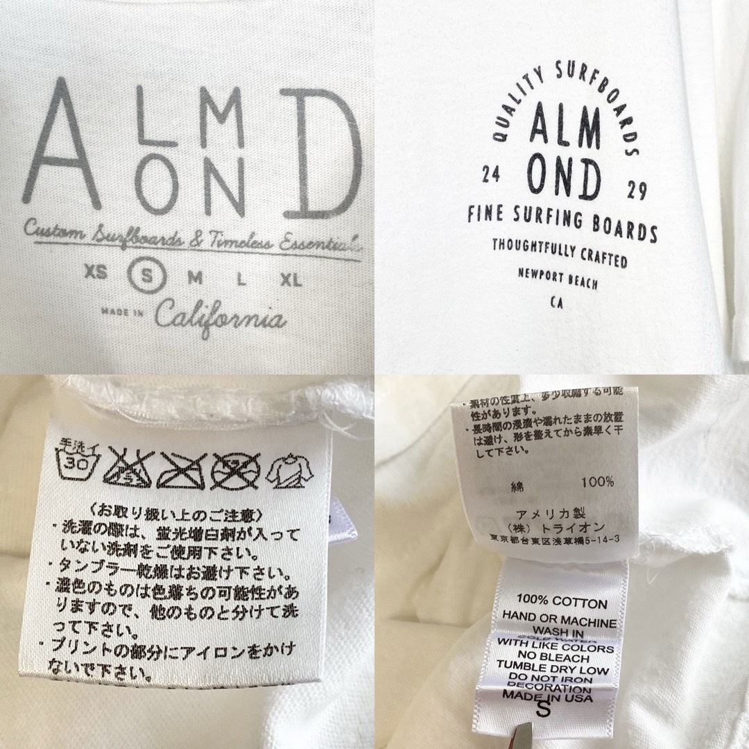 ALMOND(アーモンド)の【激安】  Almond Surfboards & Design Tシャツ メンズのトップス(Tシャツ/カットソー(半袖/袖なし))の商品写真