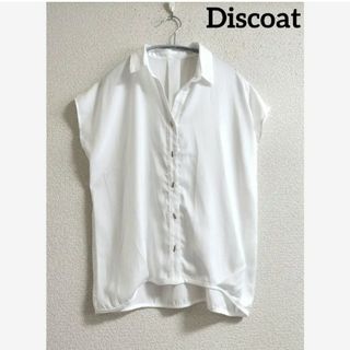 ディスコート(Discoat)のDiscoat　半袖ブラウス　Mサイズ(シャツ/ブラウス(半袖/袖なし))