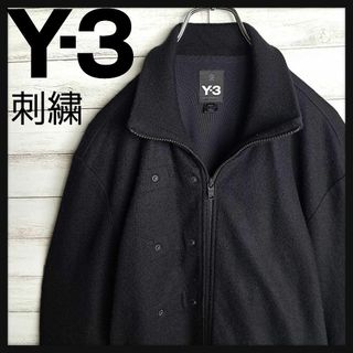 ワイスリー(Y-3)の【レアデザイン】ワイスリー ウール トラックジャケット ジャージ 刺繍ロゴ 人気(ジャージ)