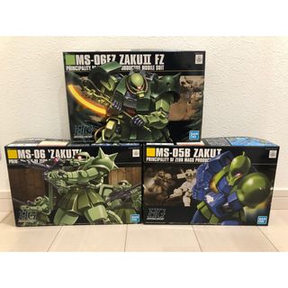 バンダイ(BANDAI)の新品未開封！HGUC 1/144 ザクI(旧ザク)  量産型ザクⅡ改(模型/プラモデル)