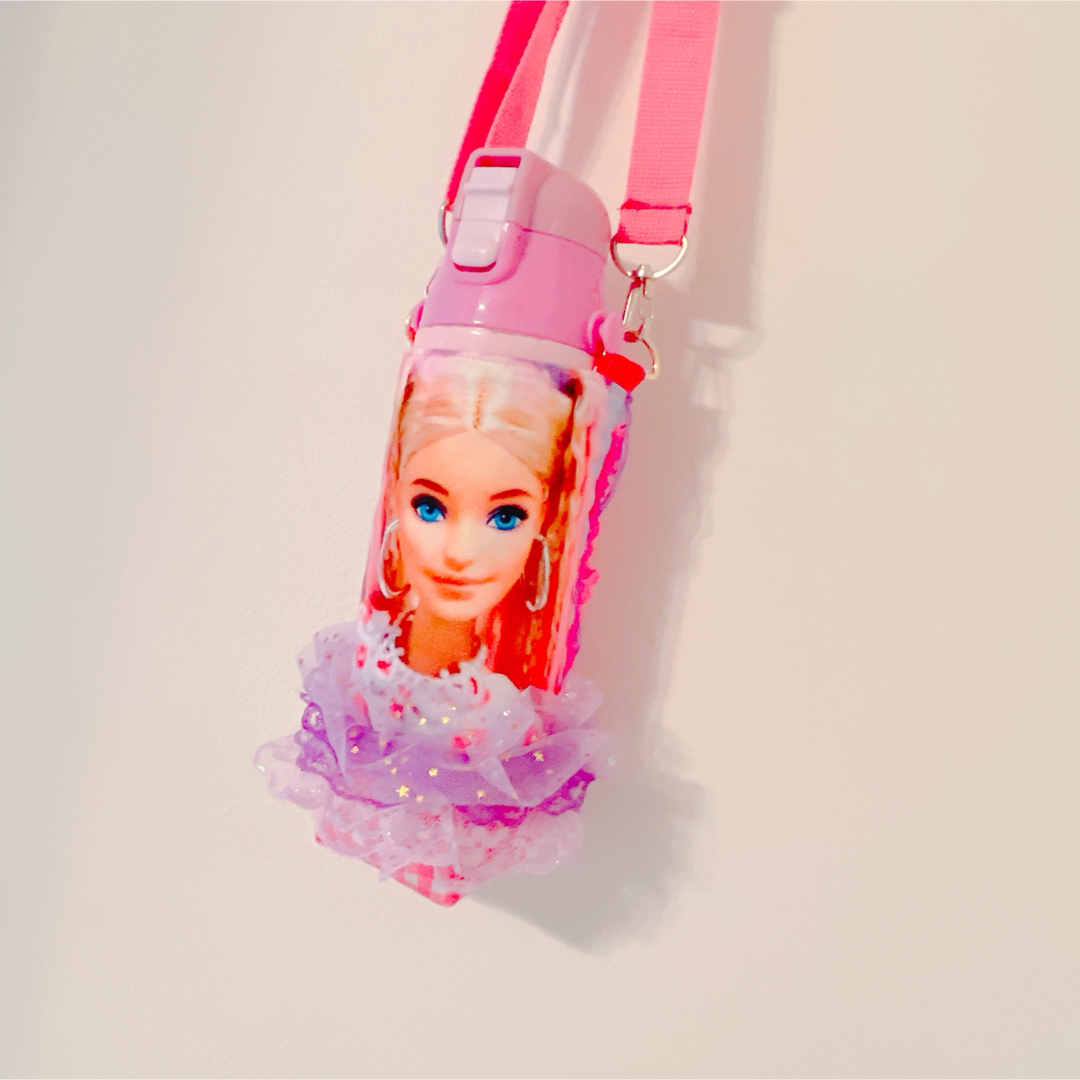 バービー　Barbie 女の子　水筒　カバー　ケース　ペットボトル　バッグ　 レディースのバッグ(ショルダーバッグ)の商品写真