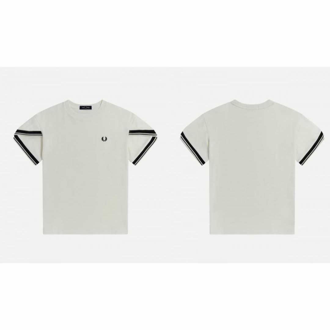 FRED PERRY(フレッドペリー)のCuff Detail T-Shirt   FRED PERRY レディースのトップス(シャツ/ブラウス(半袖/袖なし))の商品写真