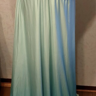 サッシュ スカート ハワイアン ドレス グラデーション ワンピース(ロングワンピース/マキシワンピース)