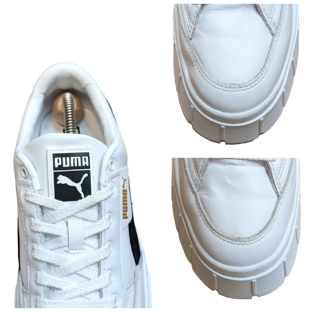 PUMA(プーマ)のPUMA MAYZE プーマ メイズ 25cm ホワイト 厚底スニーカー レディースの靴/シューズ(スニーカー)の商品写真