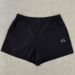 ellesse - 美品！エレッセ　テニス　ショートパンツ　キュロット　黒　L