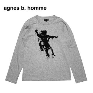 agnes b. - ☆良品 アニエスベーオム グラフィックプリント 長袖Tシャツ カットソー ロンT