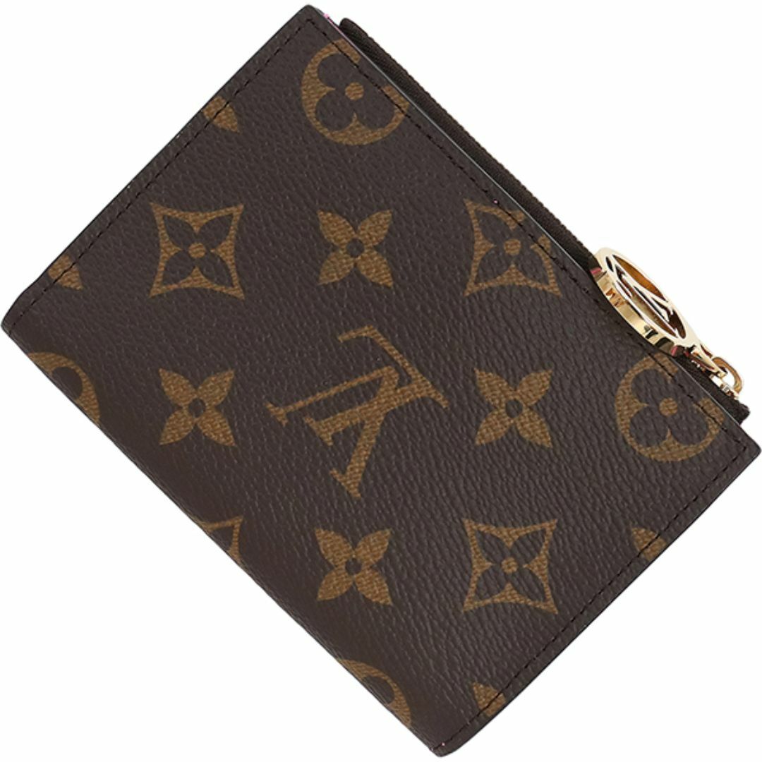 LOUIS VUITTON(ルイヴィトン)のルイヴィトン 二つ折り財布 ウォレット レディース モノグラム ブラウン ピンク 新品 h-c296 レディースのファッション小物(財布)の商品写真