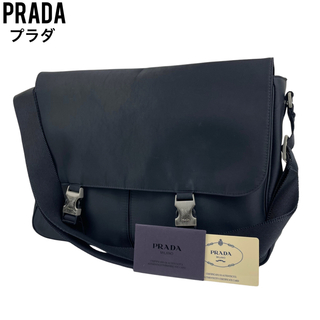 プラダ(PRADA)の✨良品　PRADA プラダ　ショルダーバッグ　メッセンジャーバッグ　ブラック　黒(ショルダーバッグ)