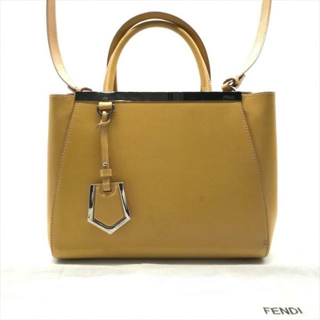 FENDI(フェンディ)のFENDI フェンディ エナメル トゥージュール 2WAY ハンド ショルダー バッグ イエロー k1500 レディースのバッグ(ショルダーバッグ)の商品写真