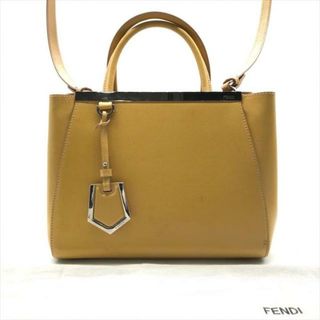 フェンディ(FENDI)のFENDI フェンディ エナメル トゥージュール 2WAY ハンド ショルダー バッグ イエロー k1500(ショルダーバッグ)