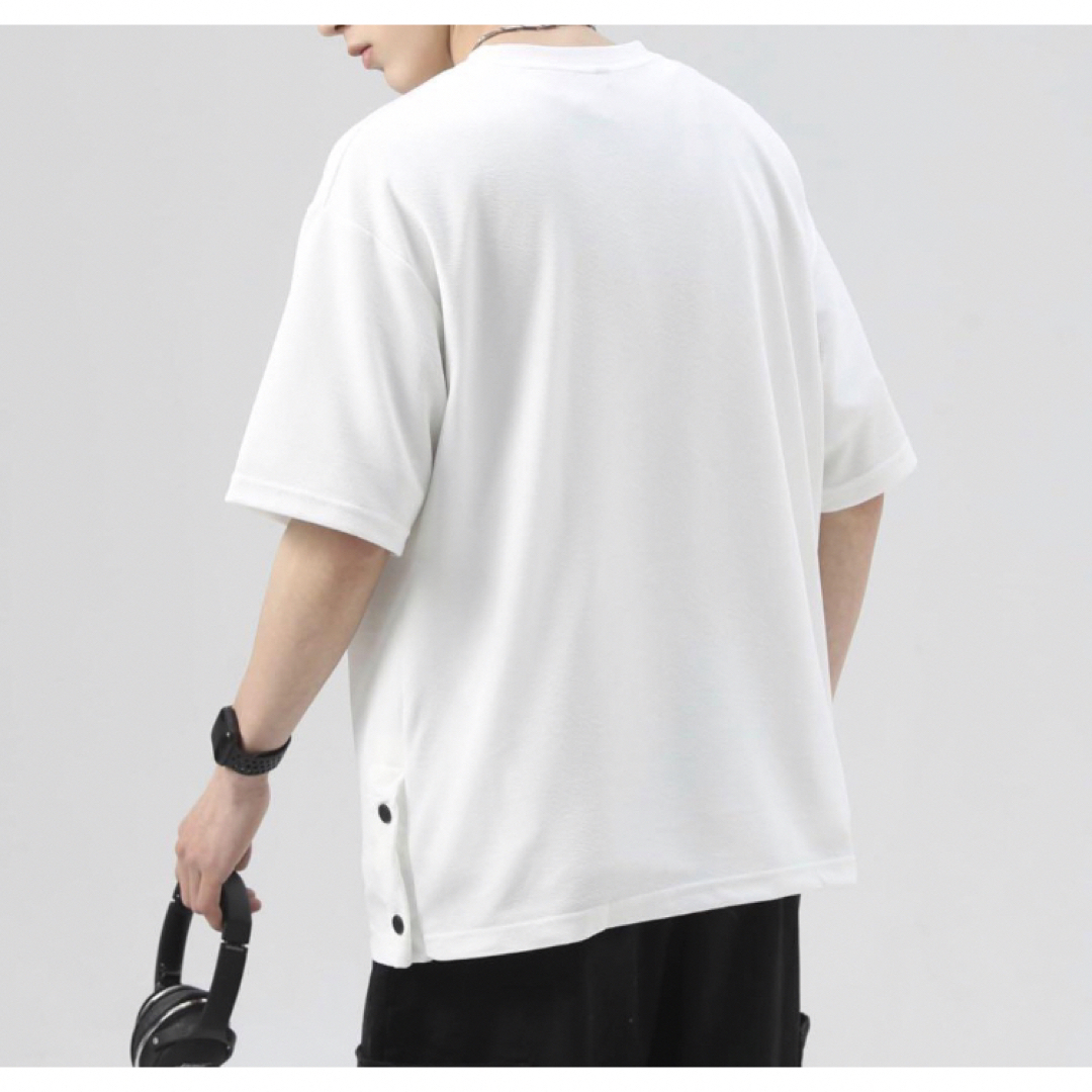 tシャツ メンズ 半袖 クールネック ティーシャツ メンズ ポッケト メンズのトップス(Tシャツ/カットソー(半袖/袖なし))の商品写真