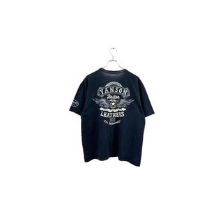 Made in USA VANSON COTTONS T-shirt バンソン 半袖Tシャツ サイズXL ブラック ヴィンテージ ネ