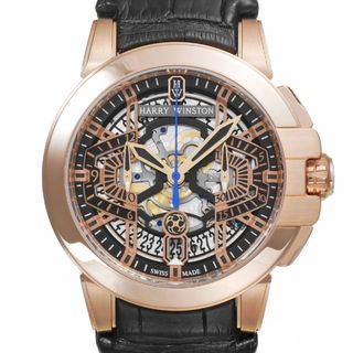 HARRY WINSTON - オーシャン クロノグラフ オートマティック 44mm Ref.OCEACH44RR001 中古品 メンズ 腕時計