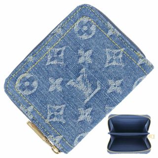 ルイヴィトン(LOUIS VUITTON)のルイヴィトン コンパクトウォレット 財布 レディース メンズ モノグラム デニム ブルー 新品 5714(財布)