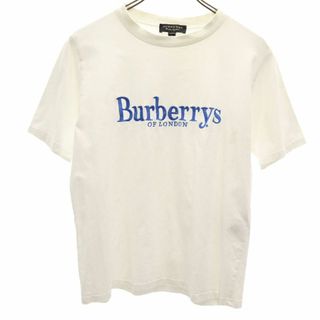 バーバリー(BURBERRY)のバーバリー イタリア製 半袖 Tシャツ XS 白 BURBERRY メンズ 古着 【240418】 メール便可(Tシャツ/カットソー(半袖/袖なし))