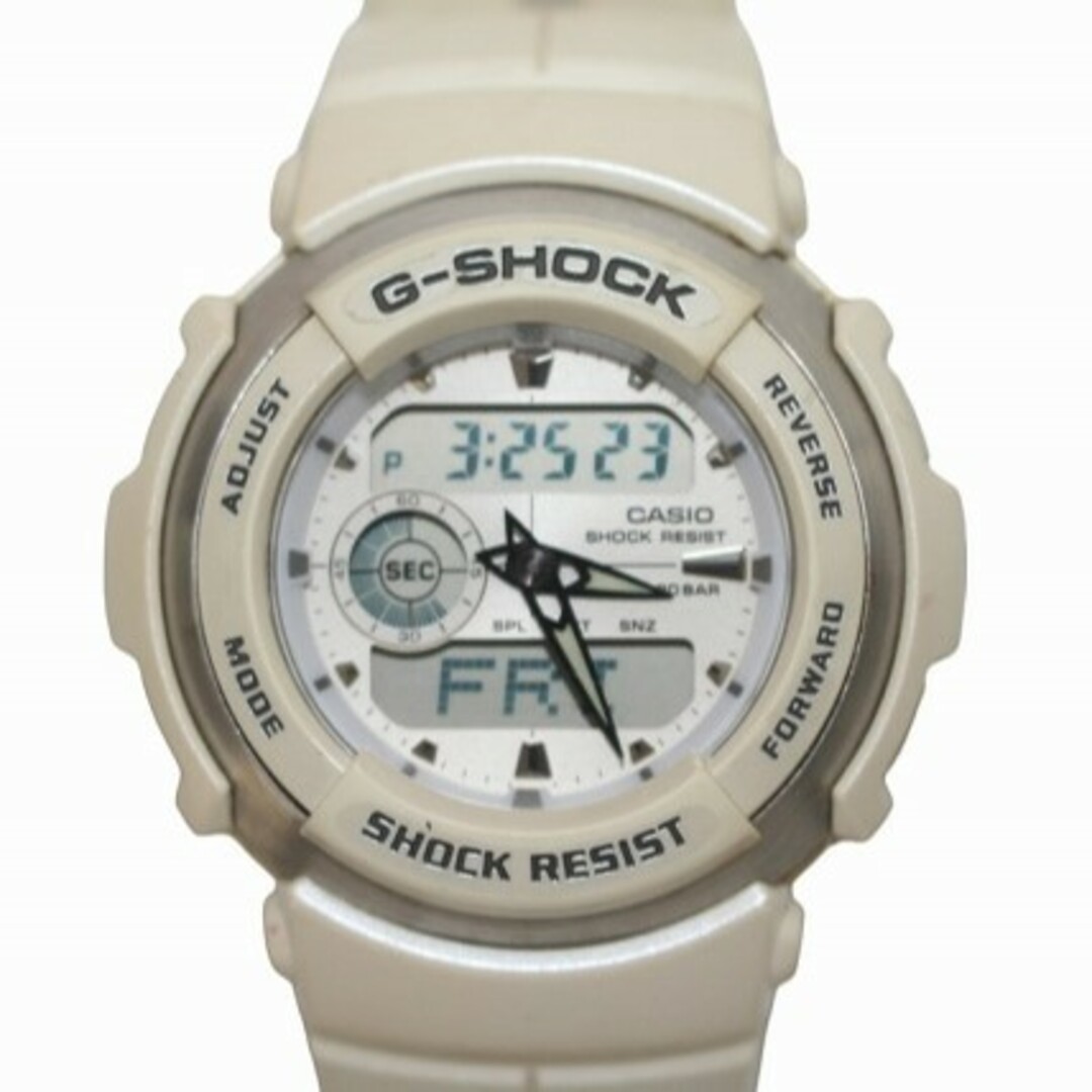 G-SHOCK(ジーショック)のCASIO G-SHOCK G-SPIKE 腕時計 電波 白 G-300LV レディースのファッション小物(腕時計)の商品写真