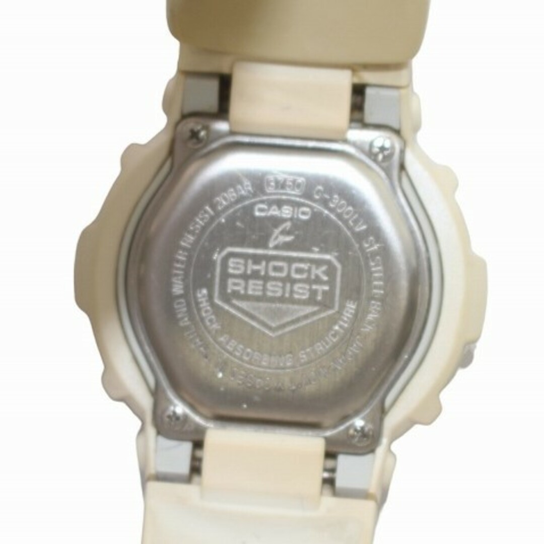 G-SHOCK(ジーショック)のCASIO G-SHOCK G-SPIKE 腕時計 電波 白 G-300LV レディースのファッション小物(腕時計)の商品写真