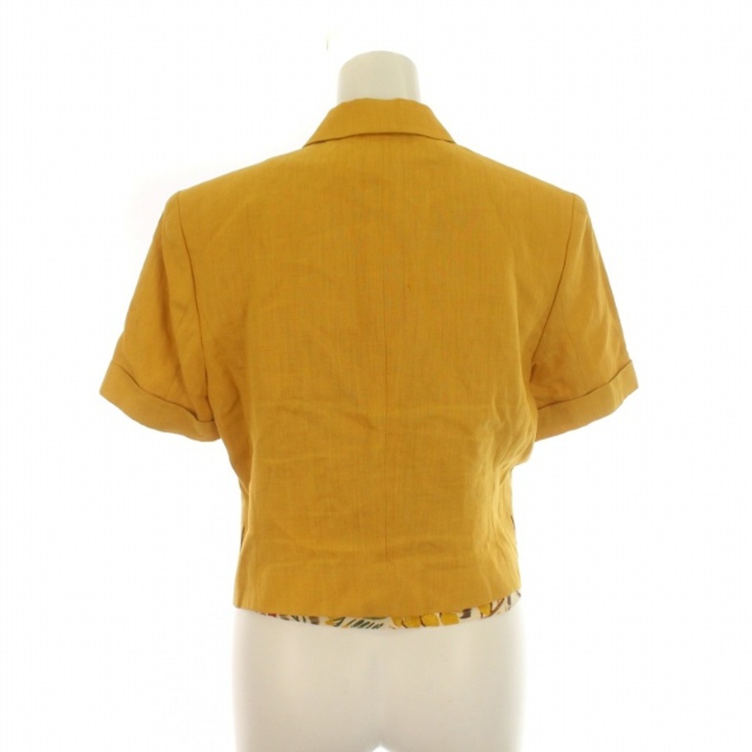 NICOLE CLUB(ニコルクラブ)のニコルクラブ セットアップ テーラードジャケット 半袖 スカート カットソー 麻 レディースのフォーマル/ドレス(スーツ)の商品写真