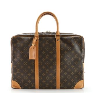 ルイヴィトン(LOUIS VUITTON)のルイヴィトン モノグラム ポルト ドキュマン ヴォワヤージュ ビジネス バッグ M53361 レザー 書類鞄 トート 通勤 A4 EFE X5-8(ビジネスバッグ)