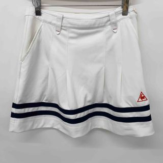 le coq sportif - le coq sportif ルコックスポルティフ レディース ミニスカート ゴルフウェア ホワイト 裾ライン