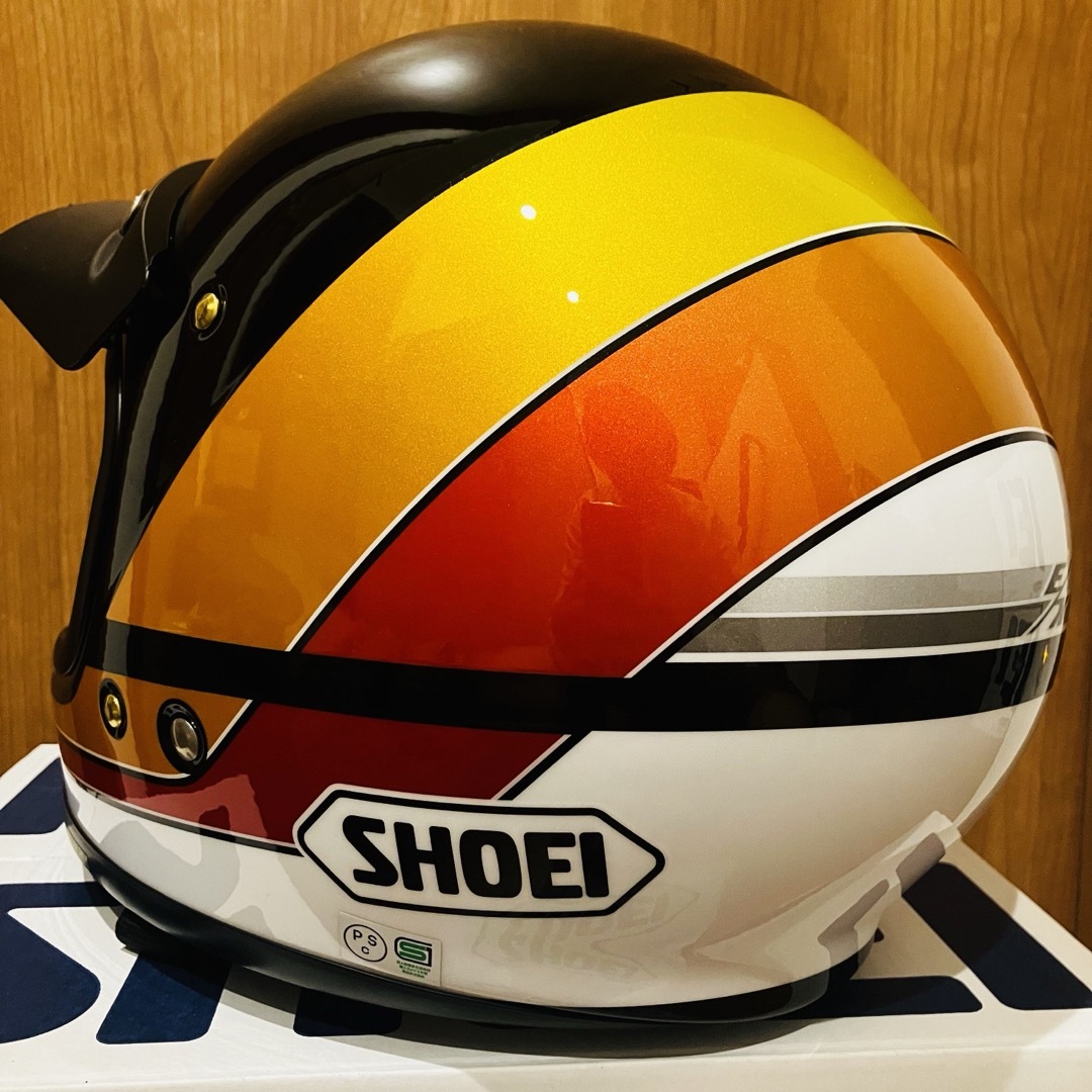 SHOEI(ショウエイ)の美品 SHOEI EX-ZERO EX-ZERO EQUATION Mサイズ 自動車/バイクのバイク(ヘルメット/シールド)の商品写真