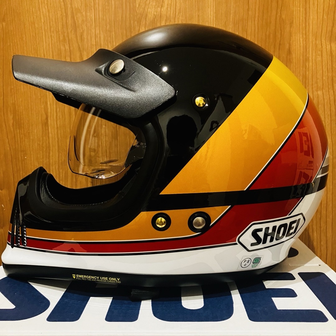 SHOEI(ショウエイ)の美品 SHOEI EX-ZERO EX-ZERO EQUATION Mサイズ 自動車/バイクのバイク(ヘルメット/シールド)の商品写真