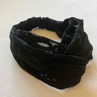 黒レース　ハンドメイド　クロスターバン