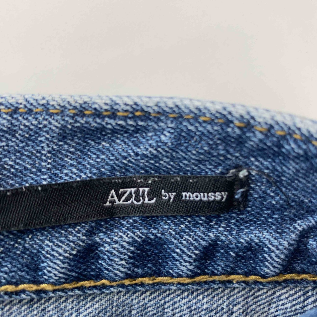 AZUL by moussy(アズールバイマウジー)のAzul by moussy アズールバイマウジー レディース ショートパンツ 紺色 tk レディースのパンツ(ショートパンツ)の商品写真