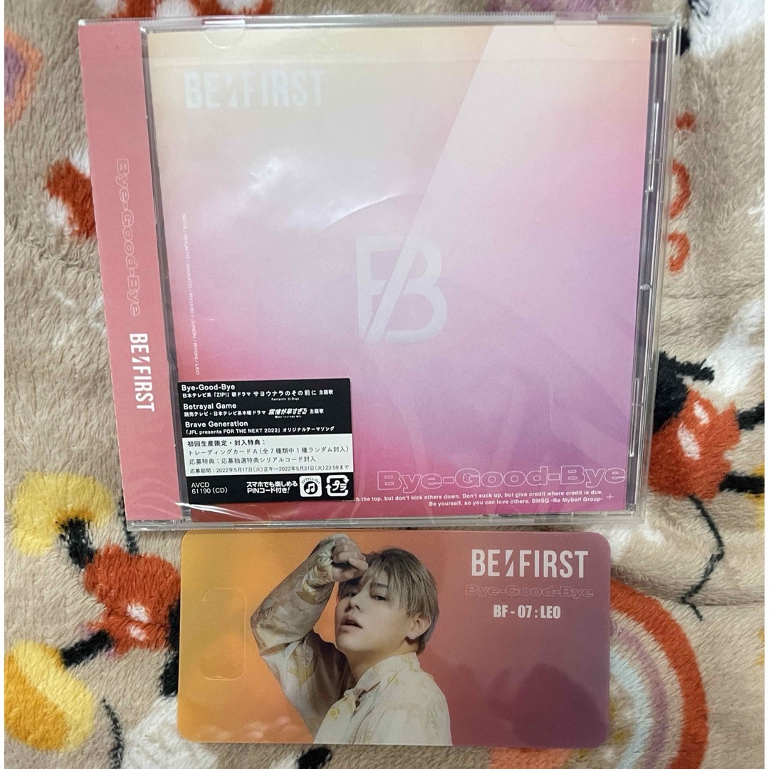 BE:FIRST Bye-Good-Bye CD クリアしおり レオ エンタメ/ホビーのタレントグッズ(アイドルグッズ)の商品写真