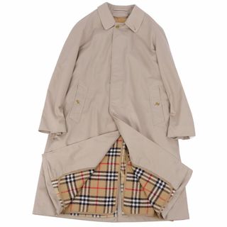 バーバリー(BURBERRY)の美品 Vintage バーバリー Burberrys コート ステンカラーコート バルマカーンコート ライナー付き 英国製 アウター メンズ 52(L相当) ベージュ(ステンカラーコート)