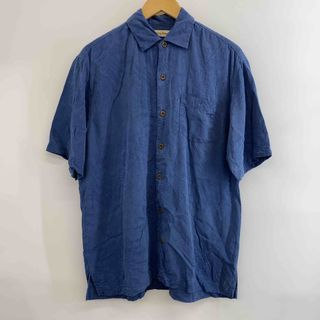 Tommy Bahama トミーバハマ　青　くすみブルー　 メンズ 半袖シャツ(シャツ)