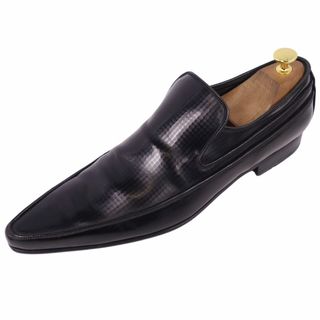 ドルチェ&ガッバーナ DOLCE&GABBANA ローファー モカシン ビジネスシューズ レザー 革靴 メンズ 7.5(26.5cm相当) ブラック