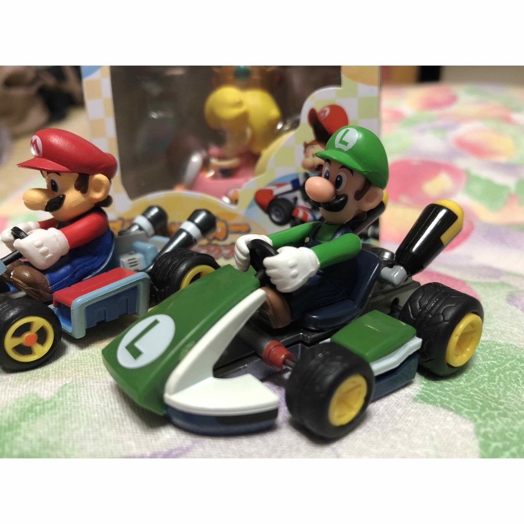 マリオカートフィギュア　プルバックカー ハンドメイドのおもちゃ(フィギュア)の商品写真