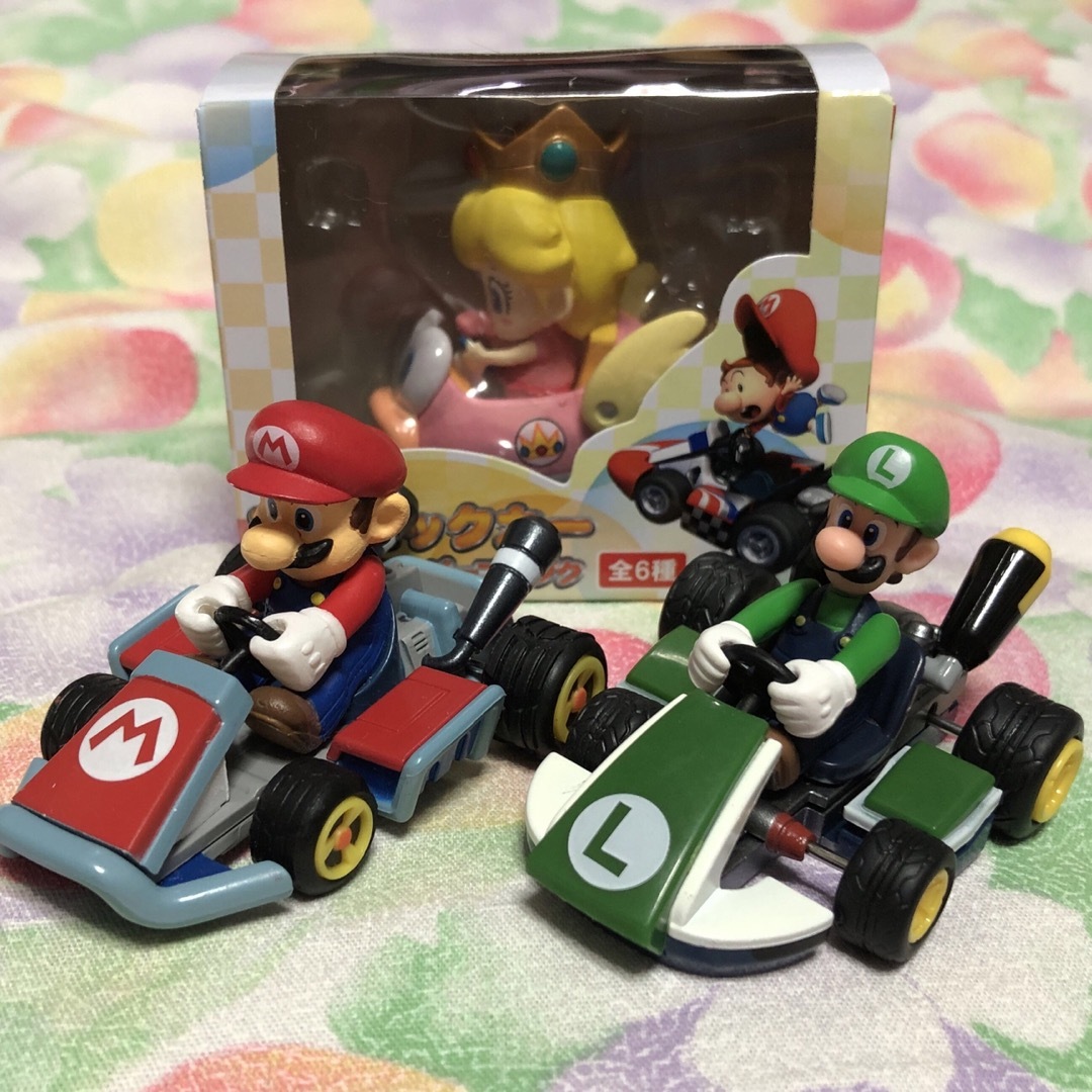 マリオカートフィギュア　プルバックカー ハンドメイドのおもちゃ(フィギュア)の商品写真