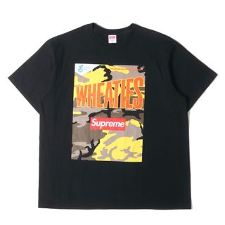 シュプリーム(Supreme)のSupreme シュプリーム Tシャツ サイズ:XL 21SS Wheaties ボックスロゴ パッケージ クルーネック 半袖Tシャツ / Wheaties Tee コラボ ブラック 黒 トップス カットソー【メンズ】【中古】(Tシャツ/カットソー(半袖/袖なし))