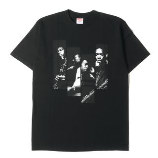 シュプリーム(Supreme)の美品 Supreme シュプリーム Tシャツ サイズ:M 09AW John Coltrane ジョン・コルトレーン フォト クルーネック 半袖Tシャツ Blue Train Sessions Tee ブラック 黒 トップス カットソー【メンズ】【中古】(Tシャツ/カットソー(半袖/袖なし))