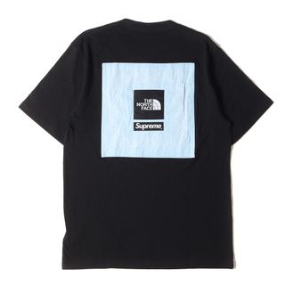 シュプリーム(Supreme)の美品 Supreme シュプリーム Tシャツ サイズ:S 22SS THE NORTH FACE Bandana Tee NT02209I ノースフェイス バンダナ パッチ クルーネック 半袖Tシャツ ブラック 黒 コラボ トップス カットソー【メンズ】【中古】(Tシャツ/カットソー(半袖/袖なし))