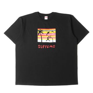 シュプリーム(Supreme)の美品 Supreme シュプリーム Tシャツ サイズ:XXL 21SS ダンク イラスト クルーネック 半袖Tシャツ Dunk Tee ブラック 黒 トップス カットソー【メンズ】【中古】(Tシャツ/カットソー(半袖/袖なし))