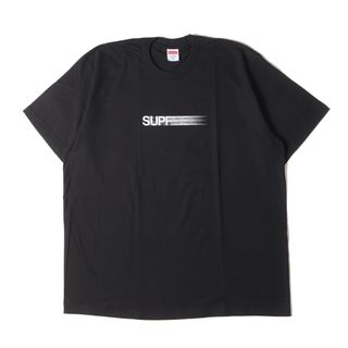 シュプリーム(Supreme)の新品同様 Supreme シュプリーム Tシャツ サイズ:XL 23SS モーションロゴ クルーネック 半袖Tシャツ Motion Logo Tee ブラック 黒 トップス カットソー【メンズ】【中古】(Tシャツ/カットソー(半袖/袖なし))