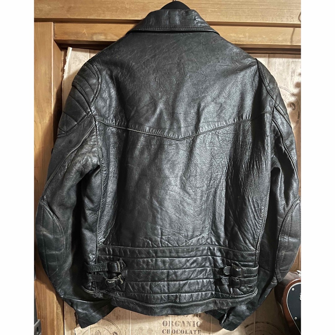 Lewis Leathers(ルイスレザー)のファレル着似 70s ルイスレザー カスタム ライダース ライトニング 40 メンズのジャケット/アウター(ライダースジャケット)の商品写真