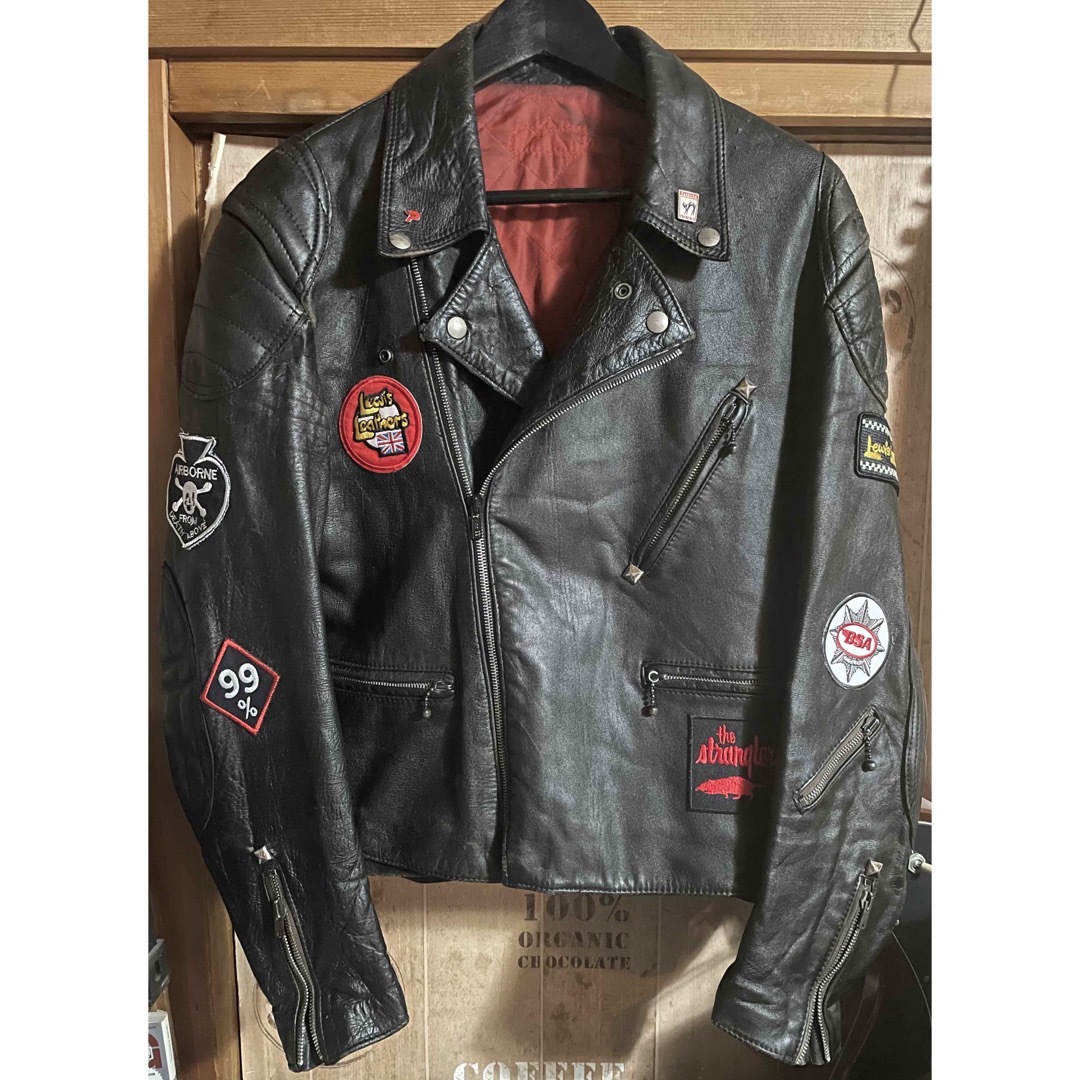 Lewis Leathers(ルイスレザー)のファレル着似 70s ルイスレザー カスタム ライダース ライトニング 40 メンズのジャケット/アウター(ライダースジャケット)の商品写真