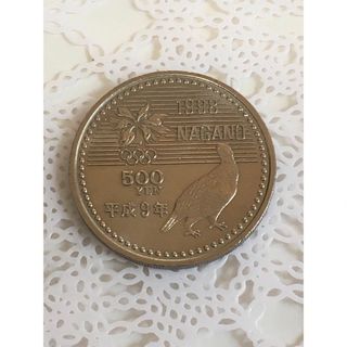 長野オリンピック冬季競技大会記念 500円白銅貨（ボブスレー）プルーフ硬貨 (貨幣)